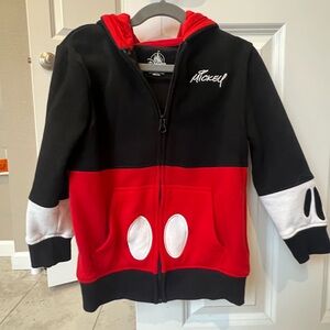 Like New! Mickey Mouse Kids Hoodie - Purchased in Disneyland 2023!